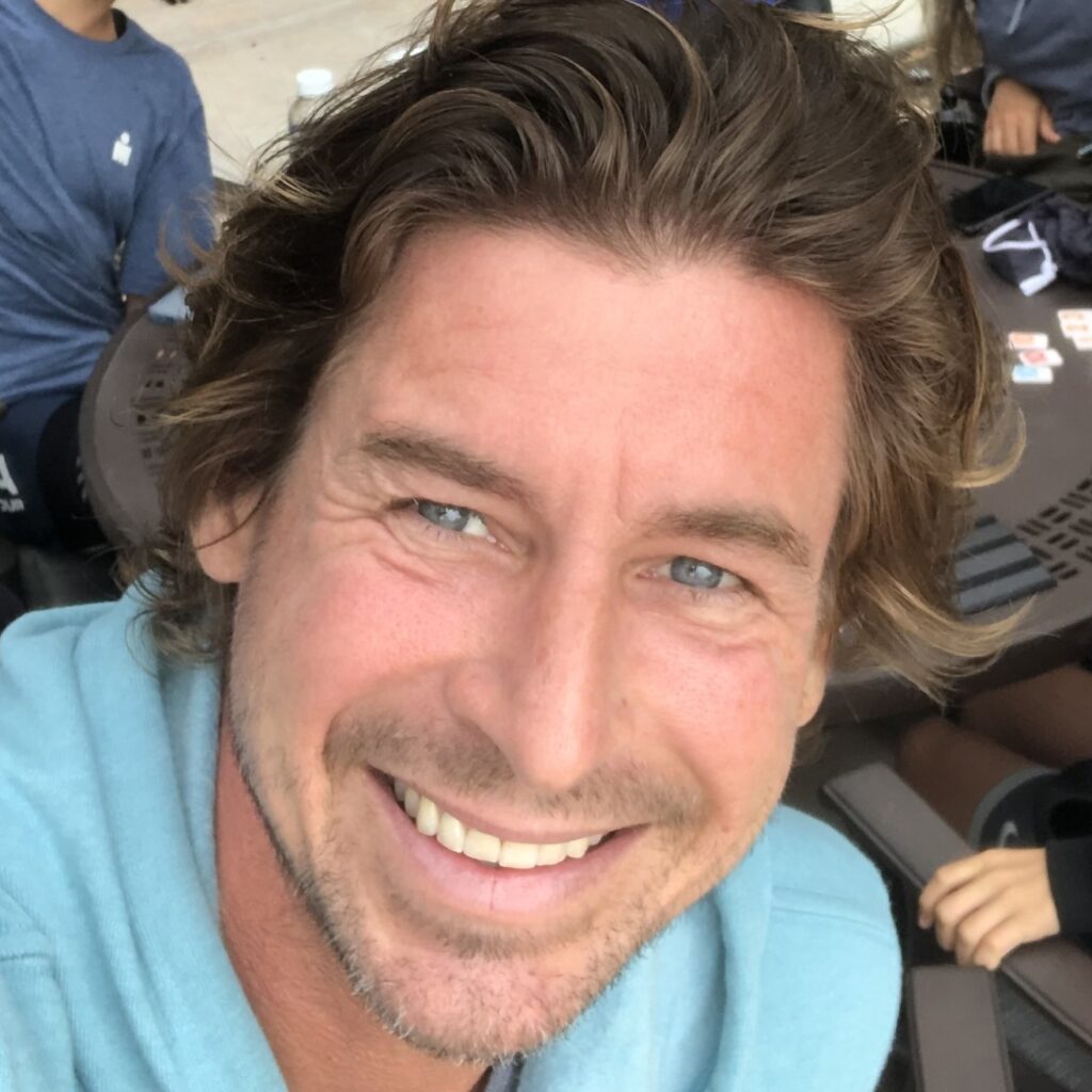 Portrait of Andy Funk, founder and CEO of Ho'Omau Endurance Co.