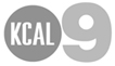 Logo for the TV channel KCAL 9 in Los Angeles, which featured the original 2016 Vegas In 24 ultra-cycling challenge in a live news segment with Andy Funk.