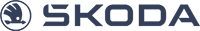 Single-color logo of the Škoda automobile brand, a primary sponsor and offiicial partner of the Tour de France.