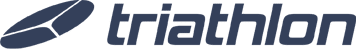Single-color logo and brand of the Triathlon Magazine publication from Germany.